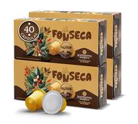 FONSECA Cápsulas Café Compatibles con Nespresso, Molido de Tuesta Natural, Pack de 40 Cápsulas Nespresso de Café Ristretto con Sabor Intenso y Fuerte, Intensidad 10 Producido en Portugal