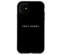 Font Romeu Souvenirs - Estación de esquí española de diseño Moderno Carcasa para iPhone 11