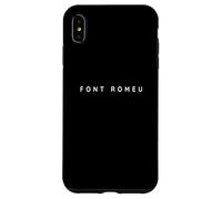 Font Romeu Souvenirs - Estación de esquí española de diseño Moderno Carcasa para iPhone XS MAX