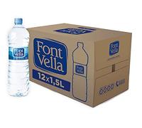 Font Vella - Agua Mineral Natural fácil de apilar- Caja 12 x 1,5 L