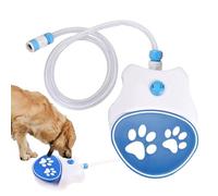 Fontaine à Eau Avec Pédale | Jeu d'eau pour Chien | Fontaine De Jardin pour Chien pour Activée par Patte | Jeu, Splash Water Fountain Presse de Fontaine d'eau pour Chien en Plein Air, Presse de Patte