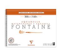Fontaine caliente prensado Pad 300 G 12SH 30 x 40 de espiral doble, color blanco