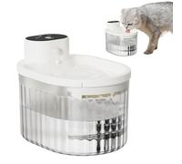Fontaines - 3L Fontaine À Eau Pour Chat Et Chien - Distributeur Automatique 3L Avec Filtration Profonde | Abreuvoir Silencieux Pour Animaux | Gamelle D’Eau Circulante Pour Chaton, Chiot Et Petits