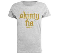 Fontaines DC Merch Skinty Fia Camiseta De Manga Corta De Mujer Gris