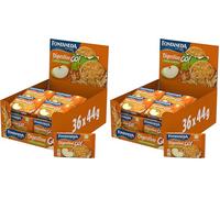 Fontaneda Galletas Digestive Go con Cereales y Manzana, 24 Bolsas Individuales de 43 g (Paquete de 2)