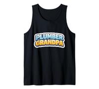 Fontanero Abuelo Orgulloso Abuelo Nieto Camiseta sin Mangas