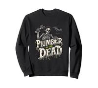 Fontanero de los Muertos Divertido Halloween Estilo Zombi Sudadera