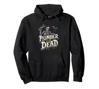 Fontanero de los Muertos Divertido Halloween Estilo Zombi Sudadera con Capucha
