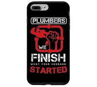 Fontanero Fontanería Acabado Lo Que Su Marido Empezó Carcasa para iPhone 7 Plus/8 Plus