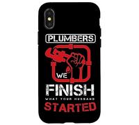 Fontanero Fontanería Acabado Lo Que Su Marido Empezó Carcasa para iPhone X/XS