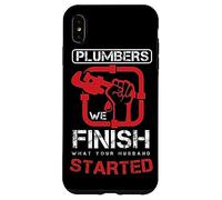 Fontanero Fontanería Acabado Lo Que Su Marido Empezó Carcasa para iPhone XS MAX