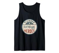 Fontanero Porque los electricistas Necesitan héroes Camiseta sin Mangas