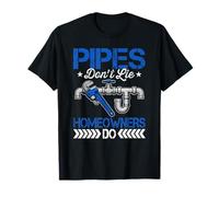 Fontanero Tubería Tubería No mienten Reparadores Instaladores de tuberías Camiseta