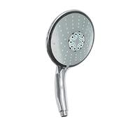 Fontastock FSKFAB008 Alcachofa de ducha de mano “Sallent” tamaño XL con 4 posiciones de modo de agua para el baño, masaje, bruma, lluvia, lluvia y masaje