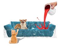 FontFable Funda transparente para sofá, 200 x 300 cm, impermeable, de plástico, protección contra el polvo para sofá, sillón y muebles, perfecta para renovación y mudanza, protector de pantalla para