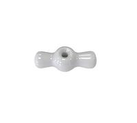 Fontini 30967171 Recambio Lazo Rotativo Garby en Porcelana Blanca con Tornillos Patiné