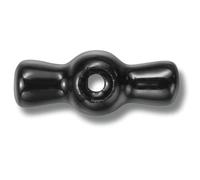 Fontini 30967271 Recambio Lazo Rotativo Garby en Porcelana Negra con Tornillos Negros