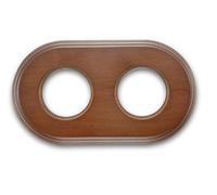 Fontini 31-802-21-2 - Marco madera haya 2 elemento colonial envejecido pack