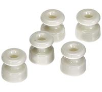 Fontini - Aislante cable trenzado garby porcelana blanco