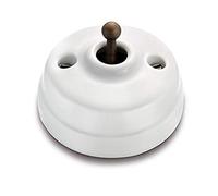 Fontini - Conmutador dimbler 10a 250v porcelana patine pack