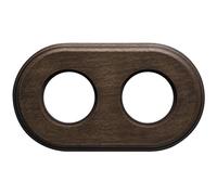 FONTINI GARBY COLONIAL - Placa decorativa de madera de haya envejecida, 2 postes, Ref. 31802213