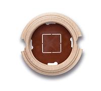Fontini garby - Peana tubo 1 elemento vert/horizontal madera cruda pack