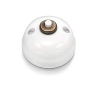 Fontini - pulsador timbre porcelana blanco nieve garby Ref. 6583010006