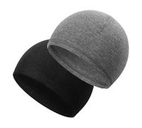 FonVan 2 Piezas Gorro de Ciclismo para Hombre Mujer, Térmicos Ciclismo Skull Cap, Transpirable Gorros para Deportes de Invierno, Caliente Gorra Debajo del Casco, Gorro Bajo Casco para Running, Moto