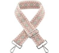 FonVan Correa de hombro ancha, Correa Bolso para mujer, Ajustable Bandolera, Correa de Bolso Ancho 3.8cm, 75-135cm Ajustable Reemplazo Correa para el Hombro de Bolso Bandolera (Caqui)