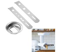 Fonyet Accesorio de repostería para picadora de carne, accesorio de acero inoxidable con 8 formas diferentes, accesorio para picadora de carne de kitchenaid, máquina de cocina