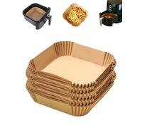 Fonyiunce 100 Pezzi Papel Freidora Aire Accesorios （3L-6L) Antigrasso Antiaderente Usa e Getta BPA para Cosori Turbo Tower Pro & Smart Air Fryer
