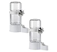 Fonyiunce 2 Piezas Dispensador De Agua para Pájaros 140ml, Plástico Resistente, Fácil Instalación, sin Fugas, para Pájaros para Periquitos Palomas Loros Aves Pequeñas y Medianas