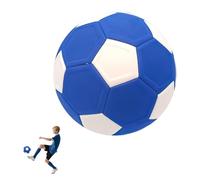 Fonyiunce Balón de Fútbol Curvo de Goma, Pelota de Esponja para Juegos Infantiles (Azul)
