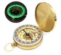 Fonyiunce Brújula Retro de Navegación para Exteriores - Impermeable de Bolsillo para Caminar, Camping, Senderismo, Caza y Actividades al Aire Libre