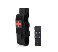 Fonyiunce Torniquete Táctico, Porta Torniquete, Kit de Primeros Auxilios para Hemorragias de Emergencia, Emergencia Botiquin Militar Torniquete, para Acampar, Senderismo, MontañIsmo