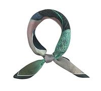 FONYVE Pañuelos ligeros, cuadrados y pequeños para la cabeza de 100% seda de morera y satén para mujer, para dormir, 53 x 53 cm, S