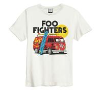 Foo Fighters Amplified Collection - Camiseta para Hombre Camper Van de Color Cre