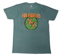 Foo Fighters - Camiseta Graff de Ecológico para Adultos Unisex (M) (Azul)