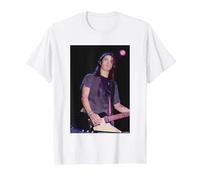 Foo Fighters Dave Grohl En Vivo por Andy Willsher Camiseta, Hombre, Blanco, XL