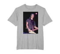 Foo Fighters Dave Grohl En Vivo por Andy Willsher Camiseta, Hombre Tallas Grandes, Gris Jaspeado, 2X Alto