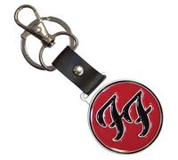 Foo Fighters Ff Band - Llavero con logotipo de la banda, talla única, Rojo -, talla única