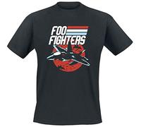 Foo Fighters Fighter Jet Camiseta Negro L