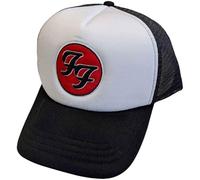 Foo Fighters - Gorra de béisbol con logotipo de la banda FF, color negro, talla única, Negro, Talla única