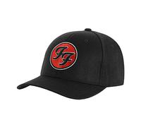 Foo Fighters Gorra De Beisbol FF Band Logo Nuevo Oficial Negro Unisex Size One Size