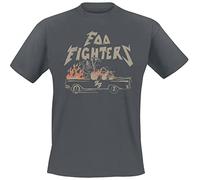 Foo Fighters Joyride Hombre Camiseta Gris Marengo 3XL 100% algodón Vorne Bedruckt Regular