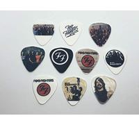FOO FIGHTERS Juego de púas para guitarra (10 púas/10 diseños diferentes)