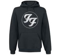 Foo Fighters Logo In Circle Hombre Sudadera con Capucha Negro M