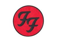 Foo Fighters Us Rockband Round_1 - Parche bordado para planchar