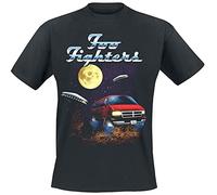 Foo Fighters Van Tour Hombre Camiseta Negro S 100% algodón Regular