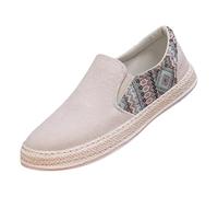 Fooceoute Zapatos De Veranos para Hombre,Mocasines Casuales para Hombre,Alpargatas Casuales para Hombre,Zapatillas De Lona Sin Cordones para Hombre,Zapatillas Casuales Sin Cordones Hombre